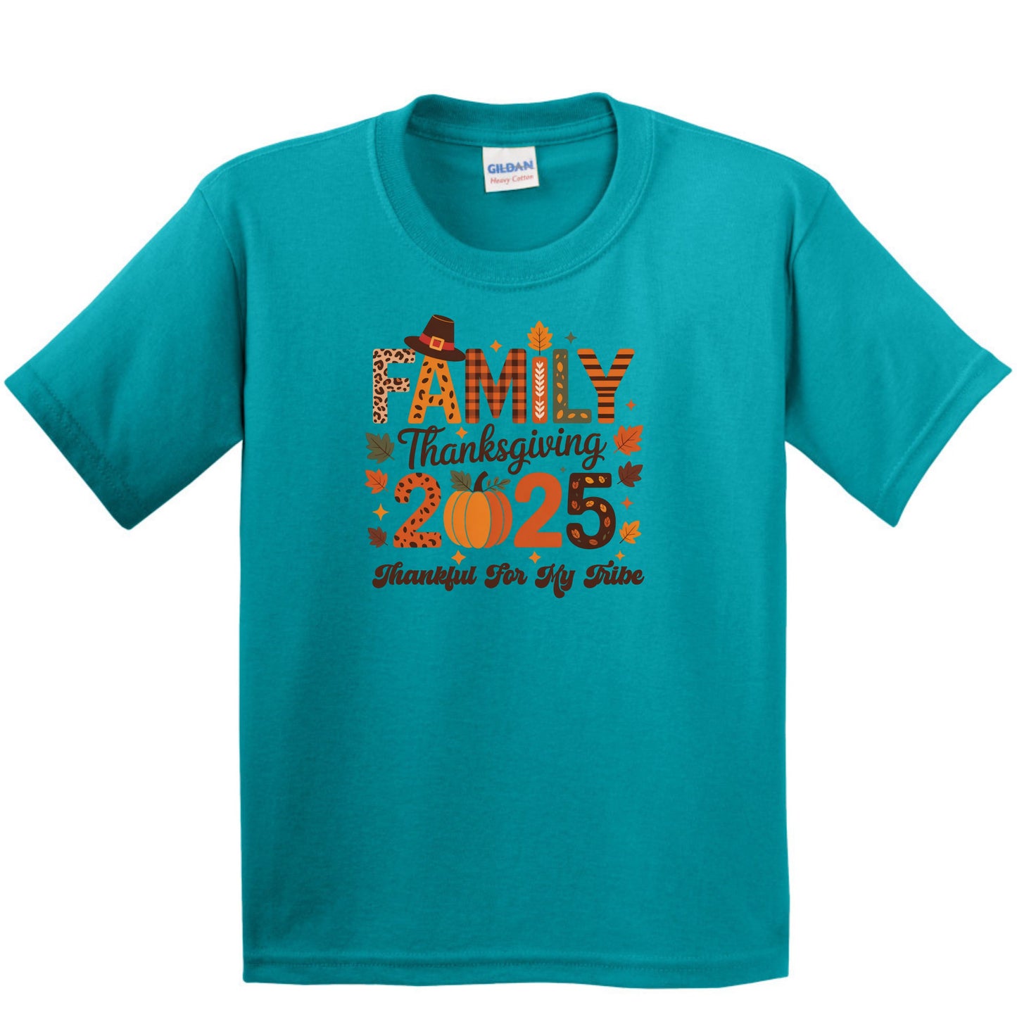 Family Thanksgiving Shirts - Thankful for my tribe - YOUTH & TODDLER SIZES