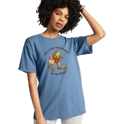 Off to Help Tiny Humans Do Big Things - Comfort Colors ® Heavyweight Ring Spun T-shirt