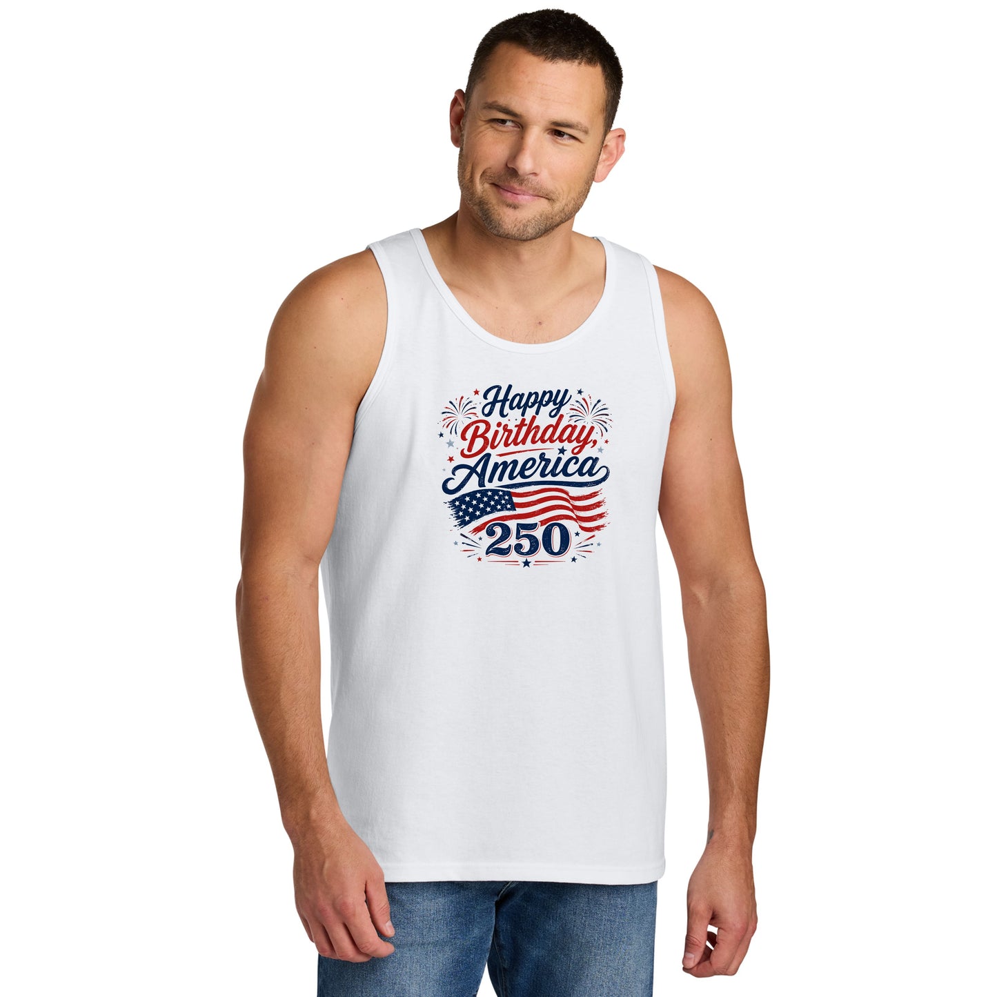Happy Birthday, America!  - 250 Year Celebration Tee - Available in Adult, Youth, Toddler & Infant sizes