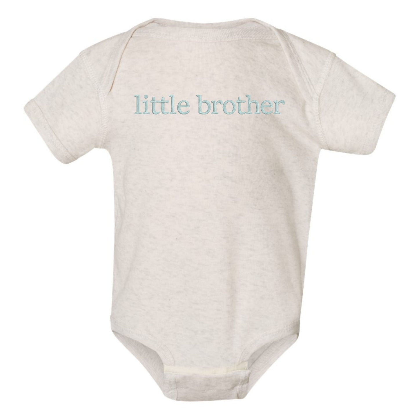 Faux Embroidery Big/Little Brother/Sister Matching Tops