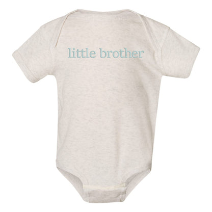 Faux Embroidery Big/Little Brother/Sister Matching Tops