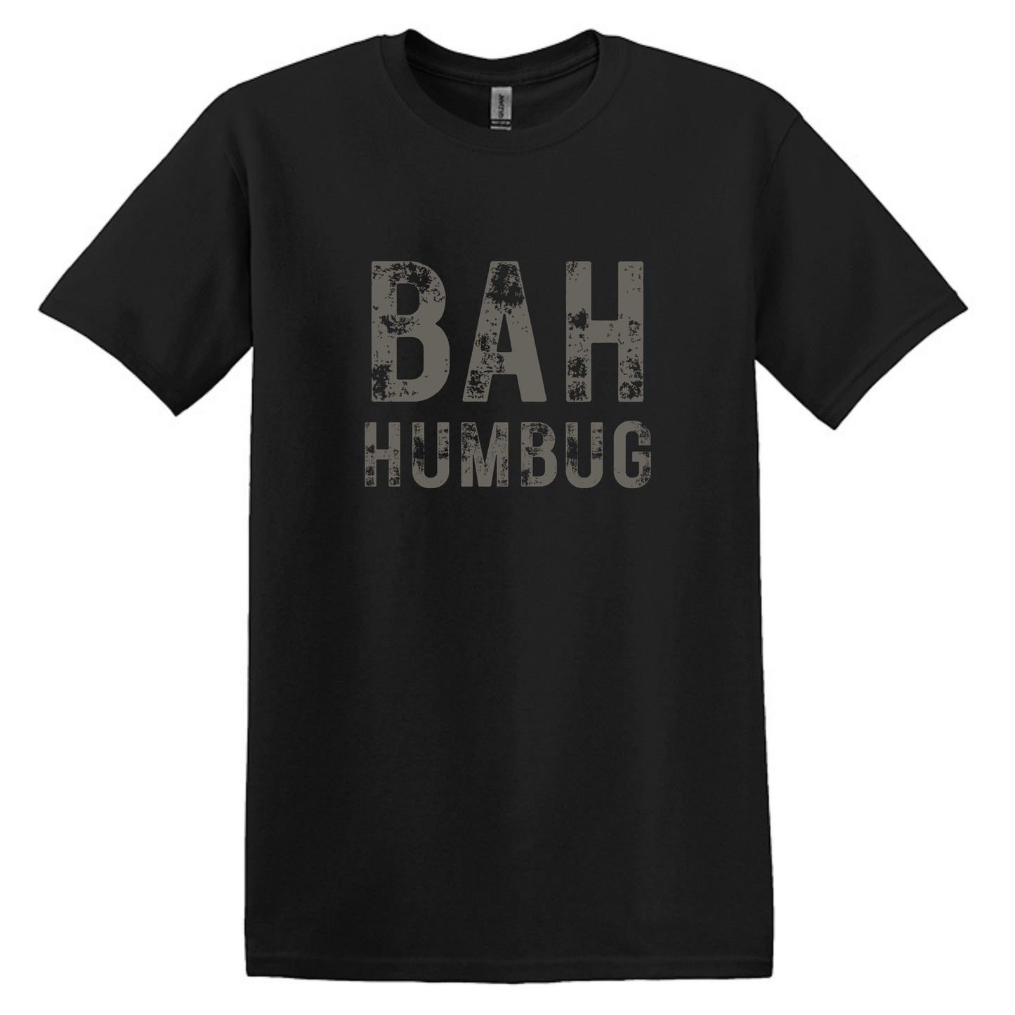 BAH HUMBUG Distressed Top - Available in short sleeve, long sleeve, crewneck or hoodie