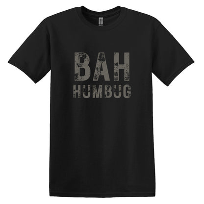 BAH HUMBUG Distressed Top - Available in short sleeve, long sleeve, crewneck or hoodie