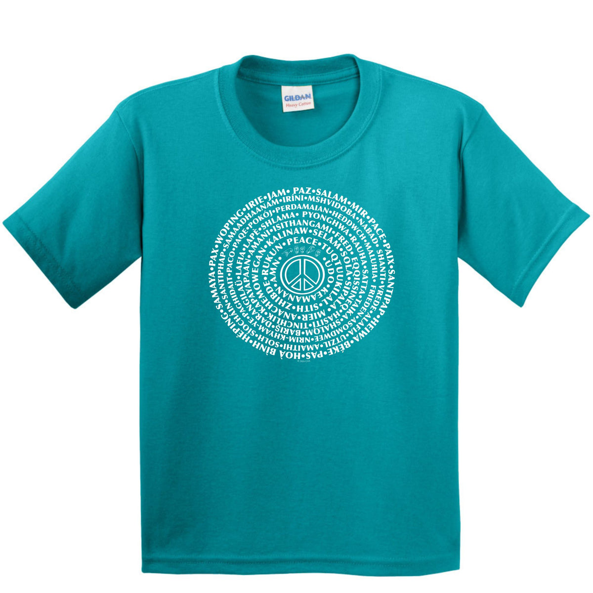 CAN YOU SAY PEACE - Youth Heavy Cotton Short Sleeve T-shirt - CAN YOU SAY PEACE LLC
