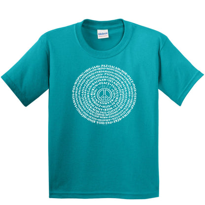 CAN YOU SAY PEACE - Youth Heavy Cotton Short Sleeve T-shirt - CAN YOU SAY PEACE LLC