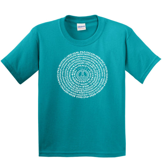 CAN YOU SAY PEACE - Youth Heavy Cotton Short Sleeve T-shirt - CAN YOU SAY PEACE LLC