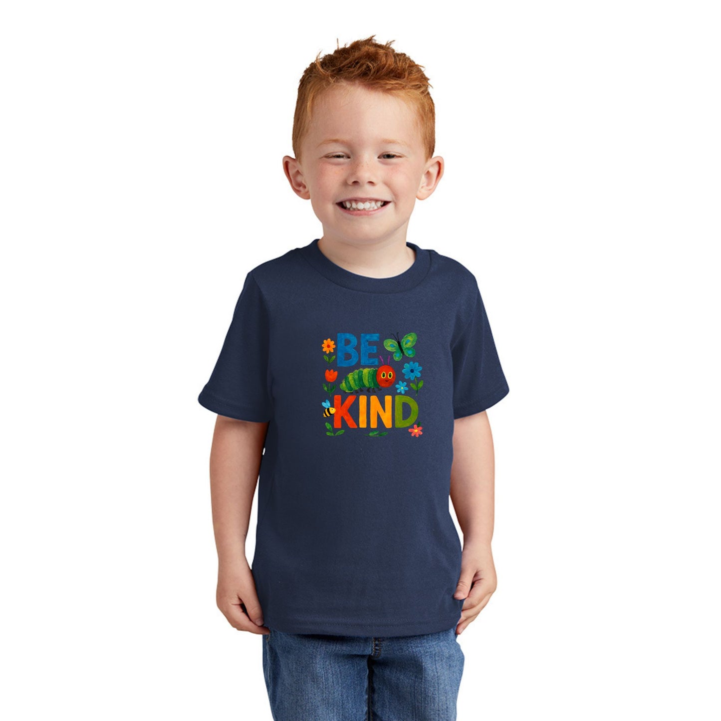 Be Kind - Colorful Caterpillar Toddler T-shirt