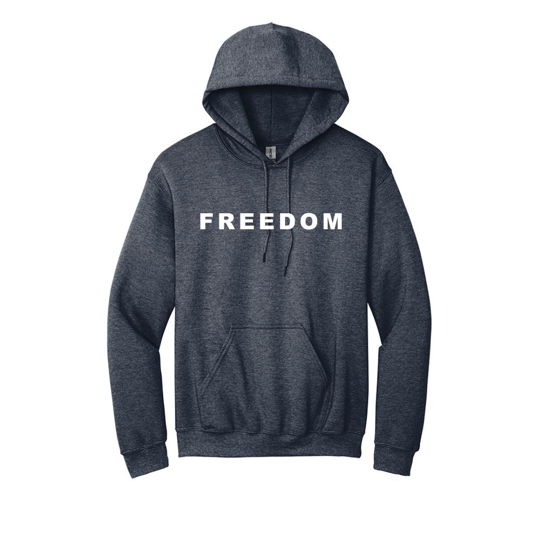 FREEDOM Heavy Cotton Hoodie - Customize with additional add-ons
