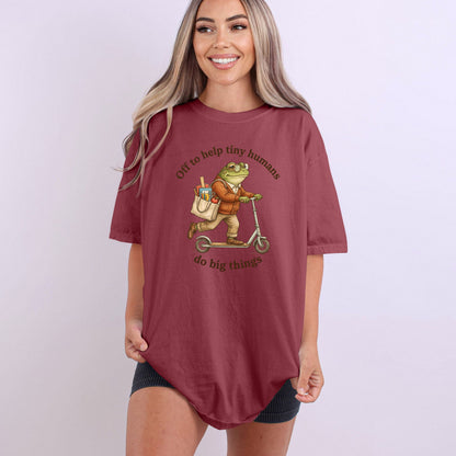 Off to Help Tiny Humans Do Big Things - Comfort Colors ® Heavyweight Ring Spun T-shirt