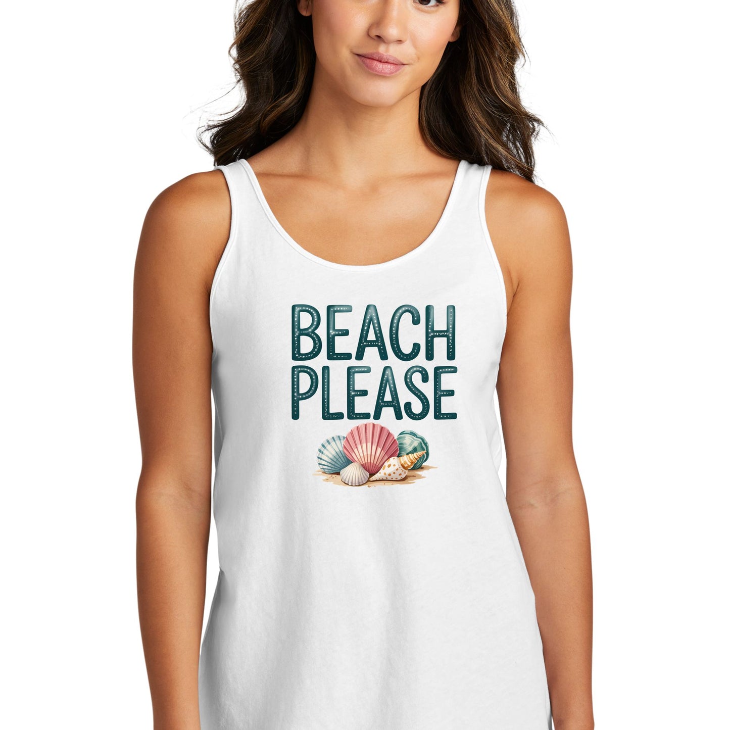 Beach Please - Beach Washed Women's Tank
