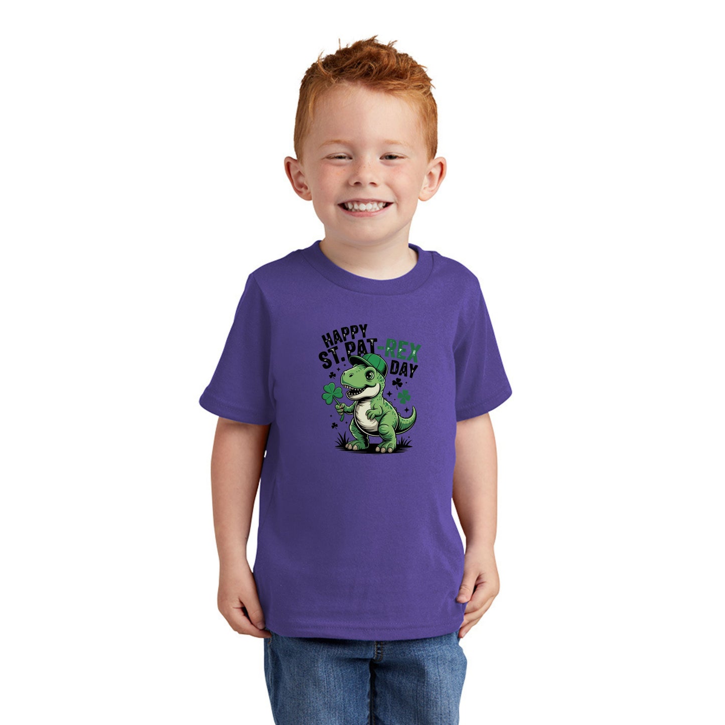 Happy St. Pat-Rex Day - Dinosaur Toddler T-shirt