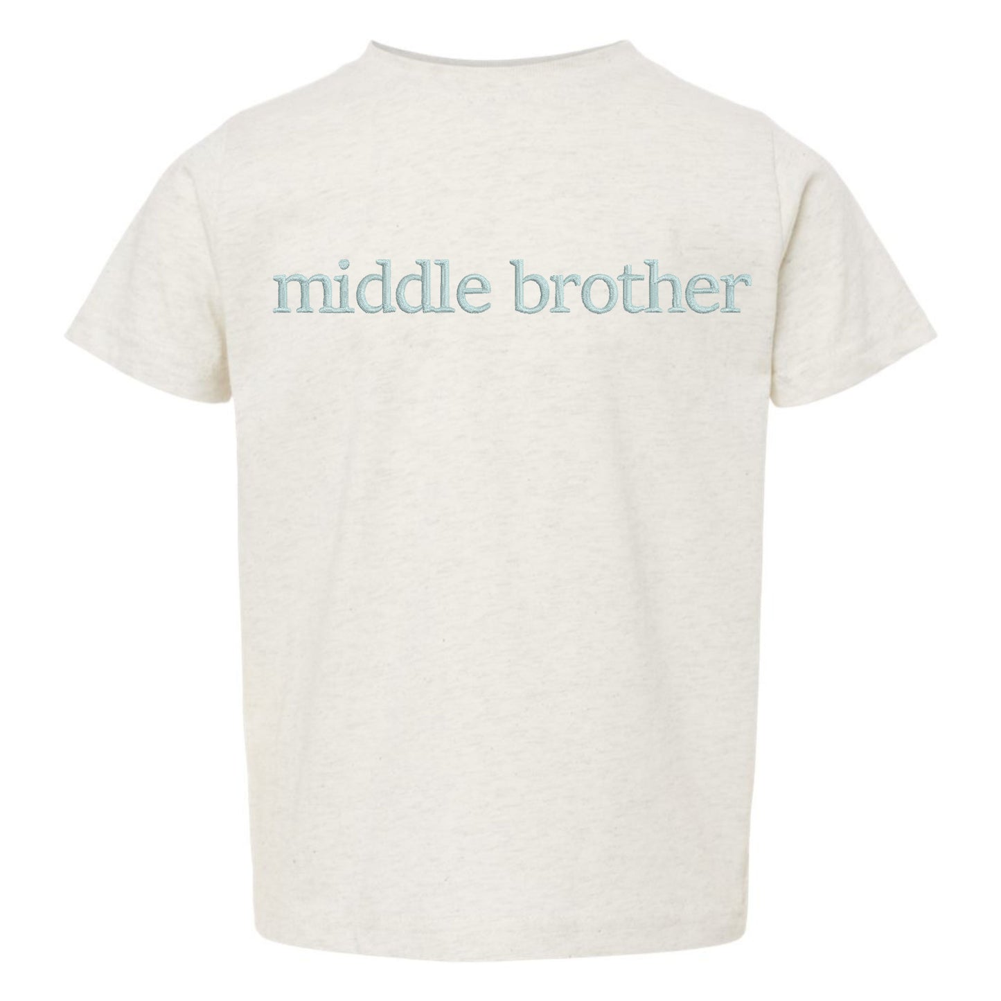 Faux Embroidery Big/Little Brother/Sister Matching Tops
