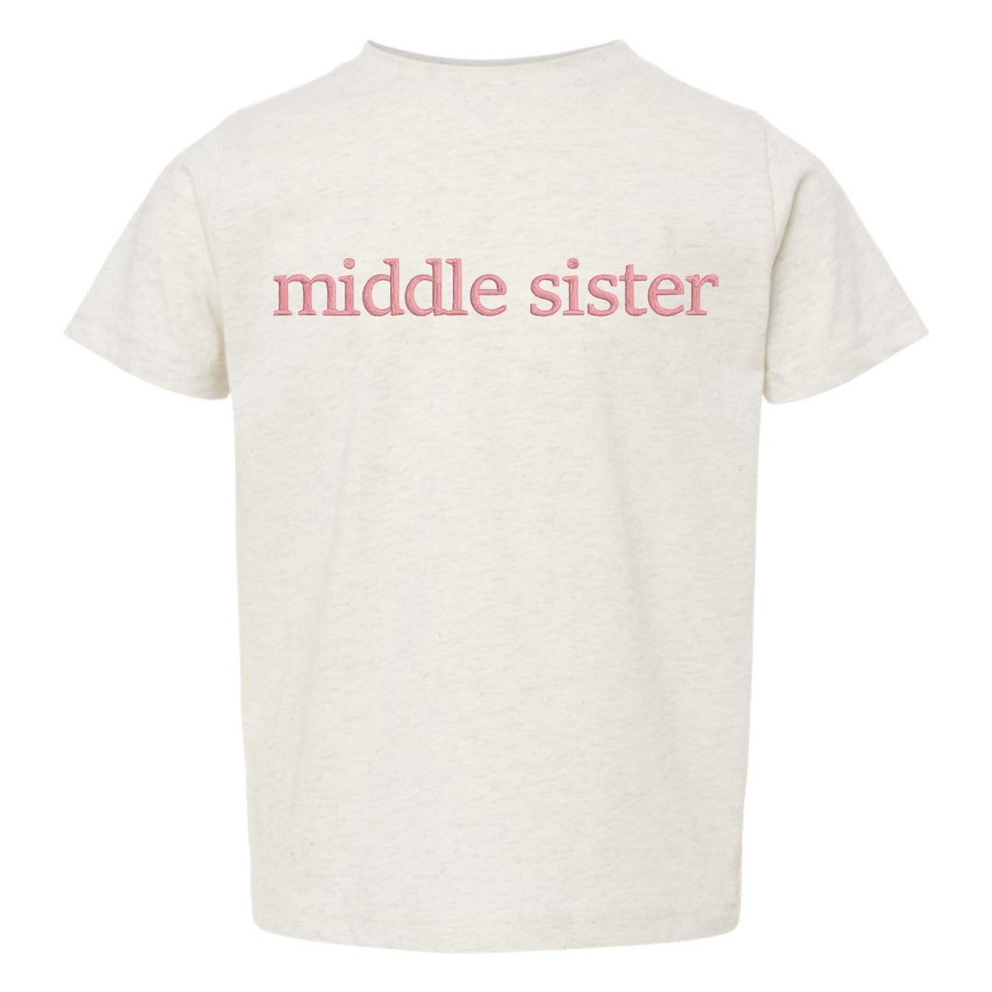 Faux Embroidery Big/Little Brother/Sister Matching Tops