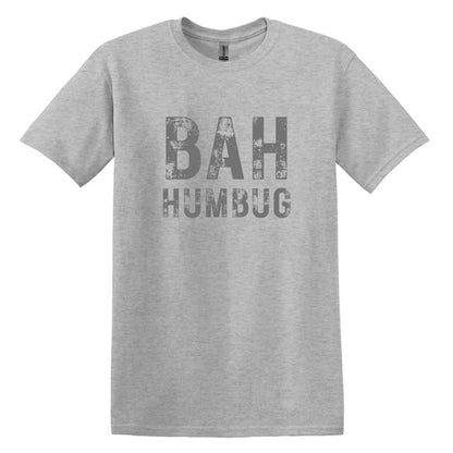 BAH HUMBUG Distressed Top - Available in short sleeve, long sleeve, crewneck or hoodie