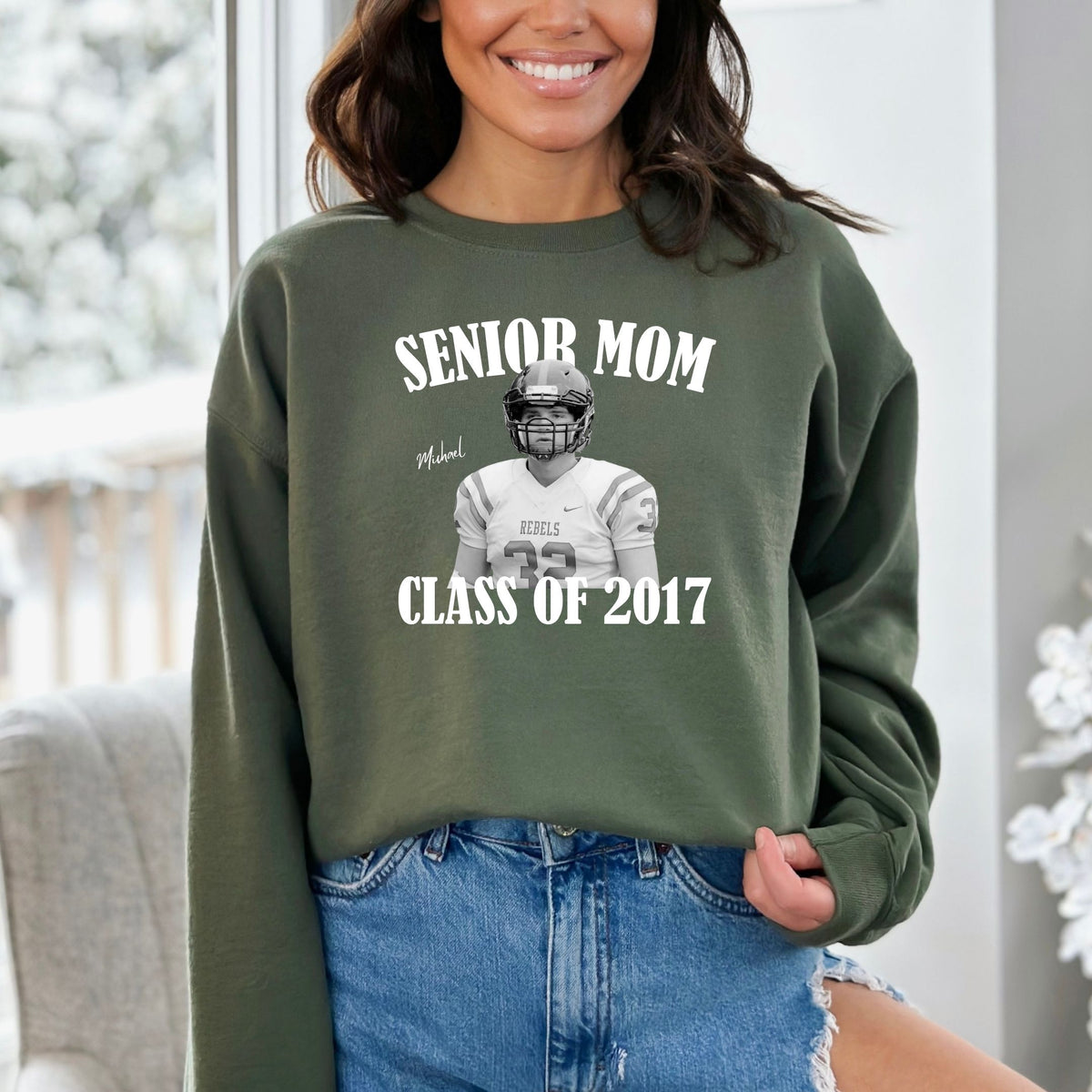 Senior Night Family Sweatshirts - Gildan Crewneck - Fully Customizable!