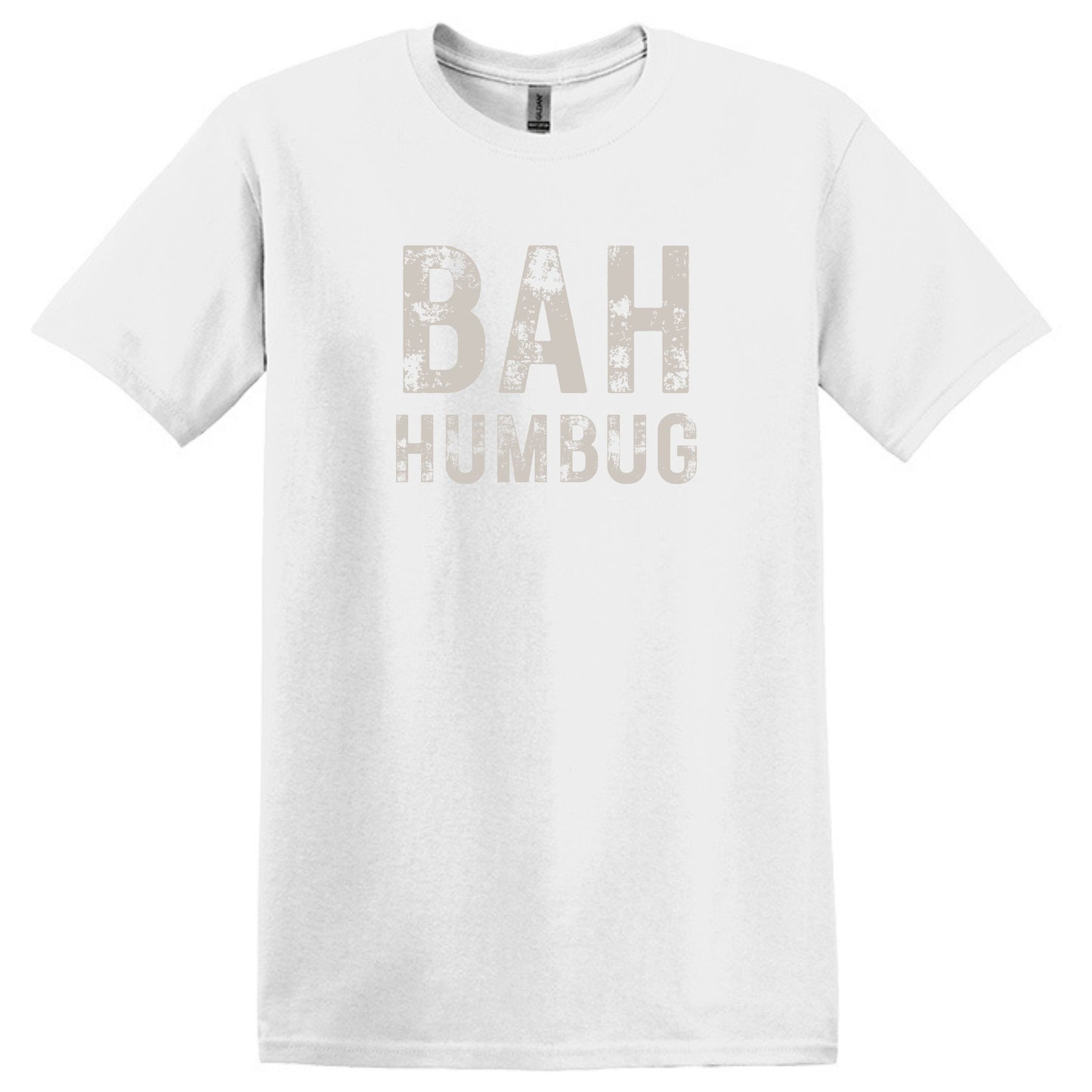 BAH HUMBUG Distressed Top - Available in short sleeve, long sleeve, crewneck or hoodie
