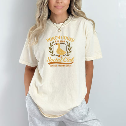 Porch Goose Social Club - Comfort Colors ® Heavyweight Ring Spun T-shirt