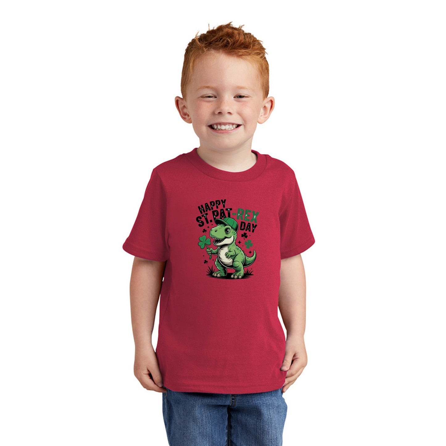 Happy St. Pat-Rex Day - Dinosaur Toddler T-shirt