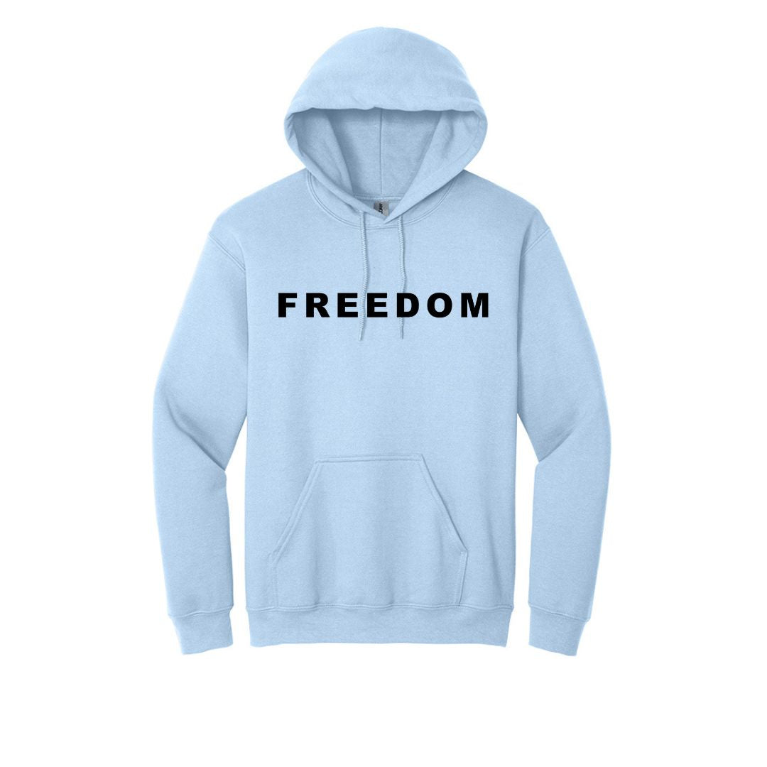 FREEDOM Heavy Cotton Hoodie - Customize with additional add-ons