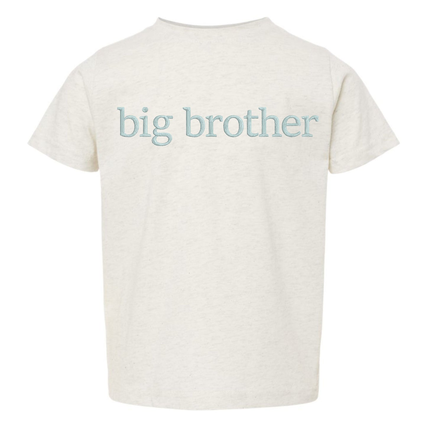 Faux Embroidery Big/Little Brother/Sister Matching Tops