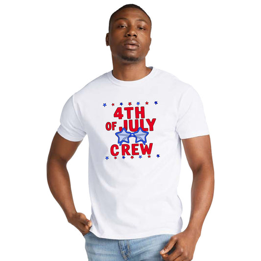 4th of July Crew Tee - Fun Tee for Groups - Available in Adult, Youth, Toddler & Infant sizes