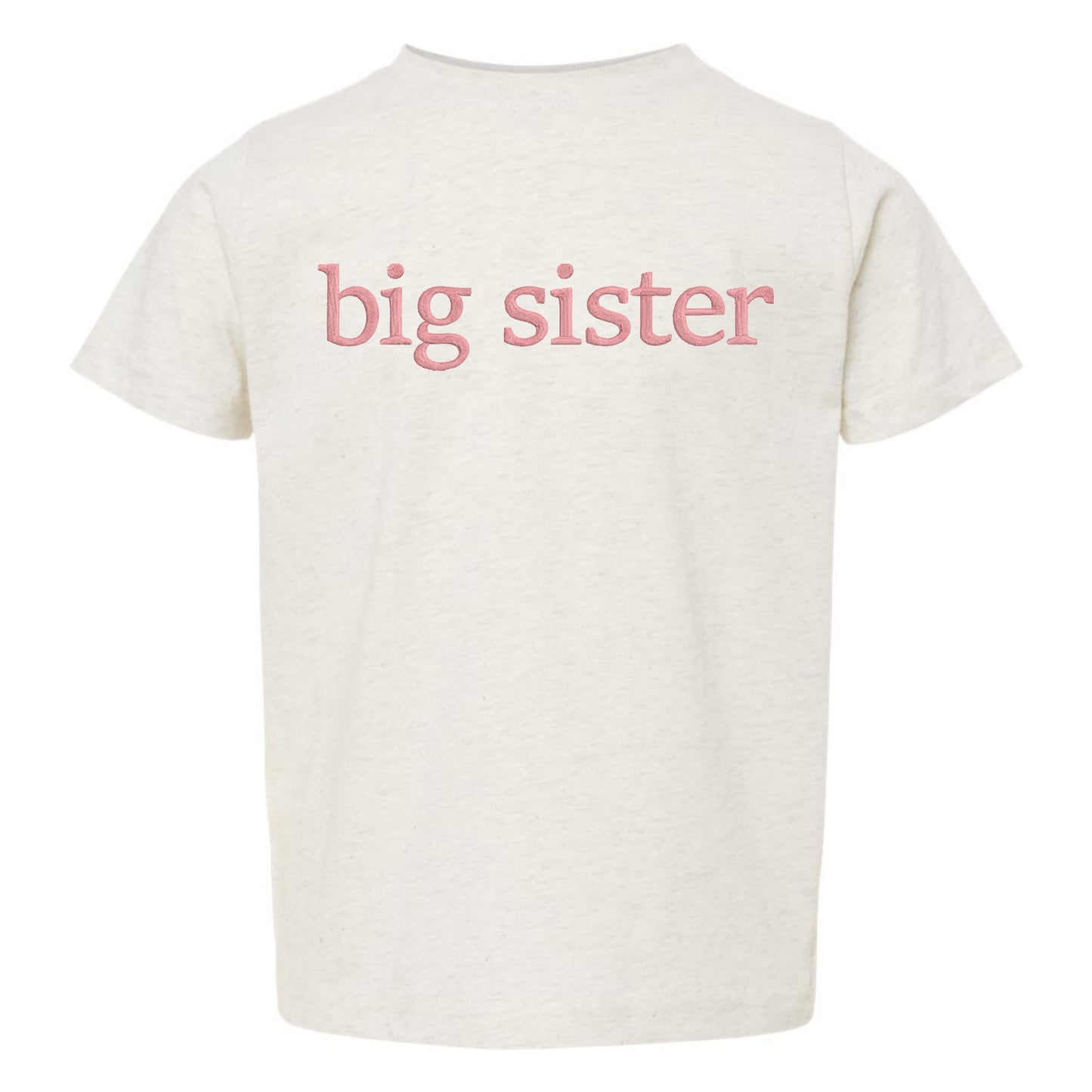 Faux Embroidery Big/Little Brother/Sister Matching Tops