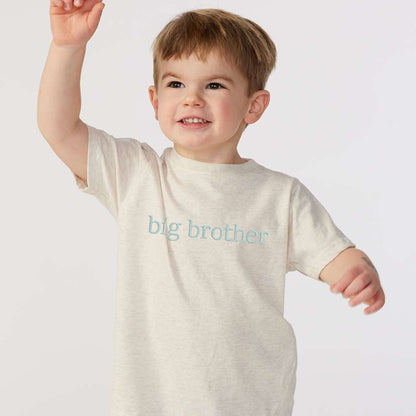 Faux Embroidery Big/Little Brother/Sister Matching Tops