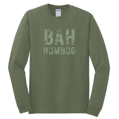 BAH HUMBUG Distressed Top - Available in short sleeve, long sleeve, crewneck or hoodie