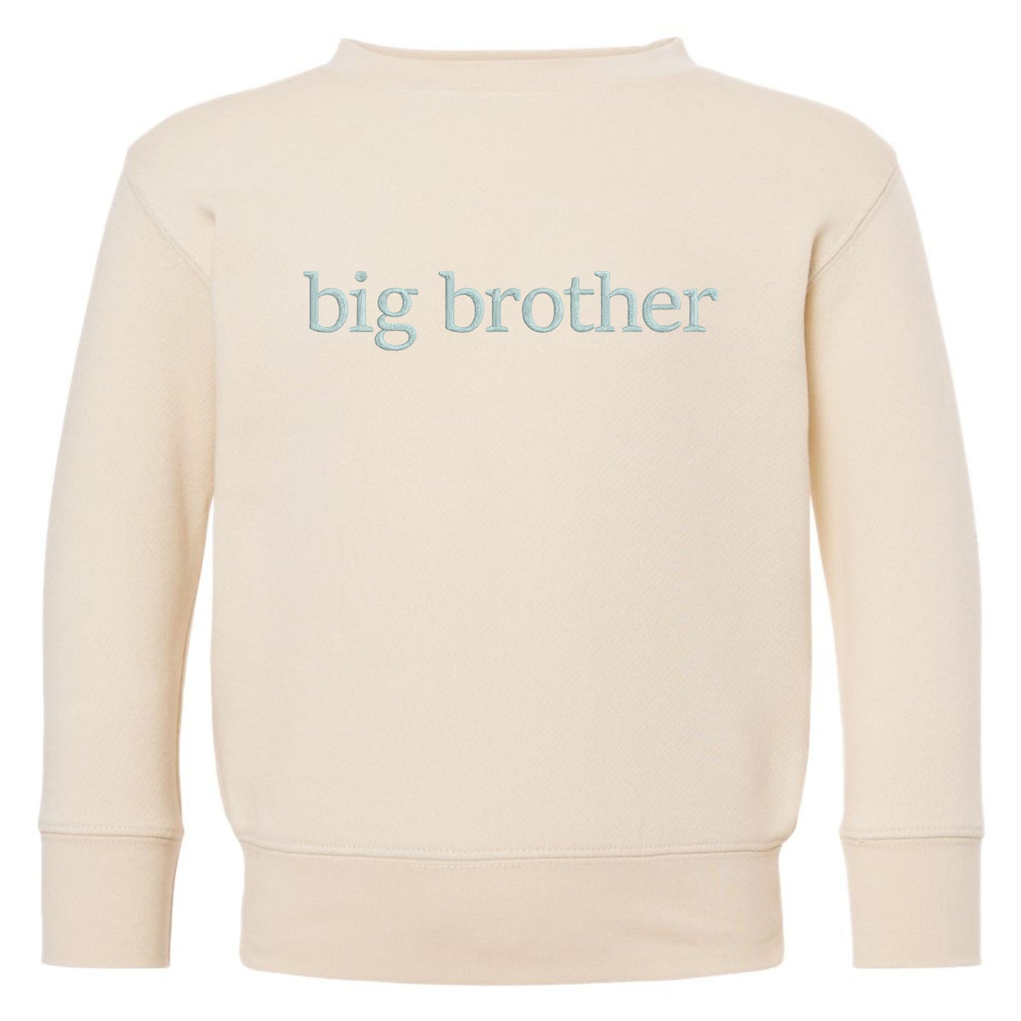 Faux Embroidery Big/Little Brother/Sister Matching Tops