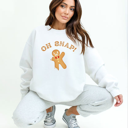 OH SNAP!  Fun and Festive Gingerbread Cookie Sweatshirt