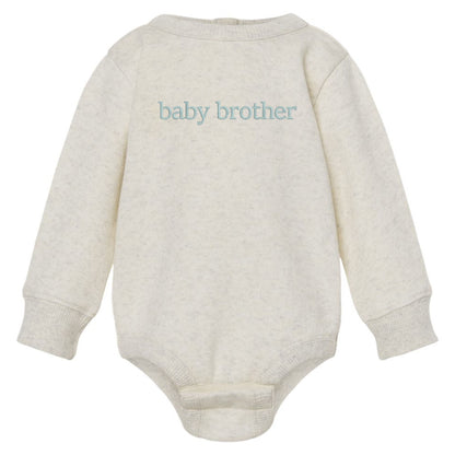 Faux Embroidery Big/Little Brother/Sister Matching Tops