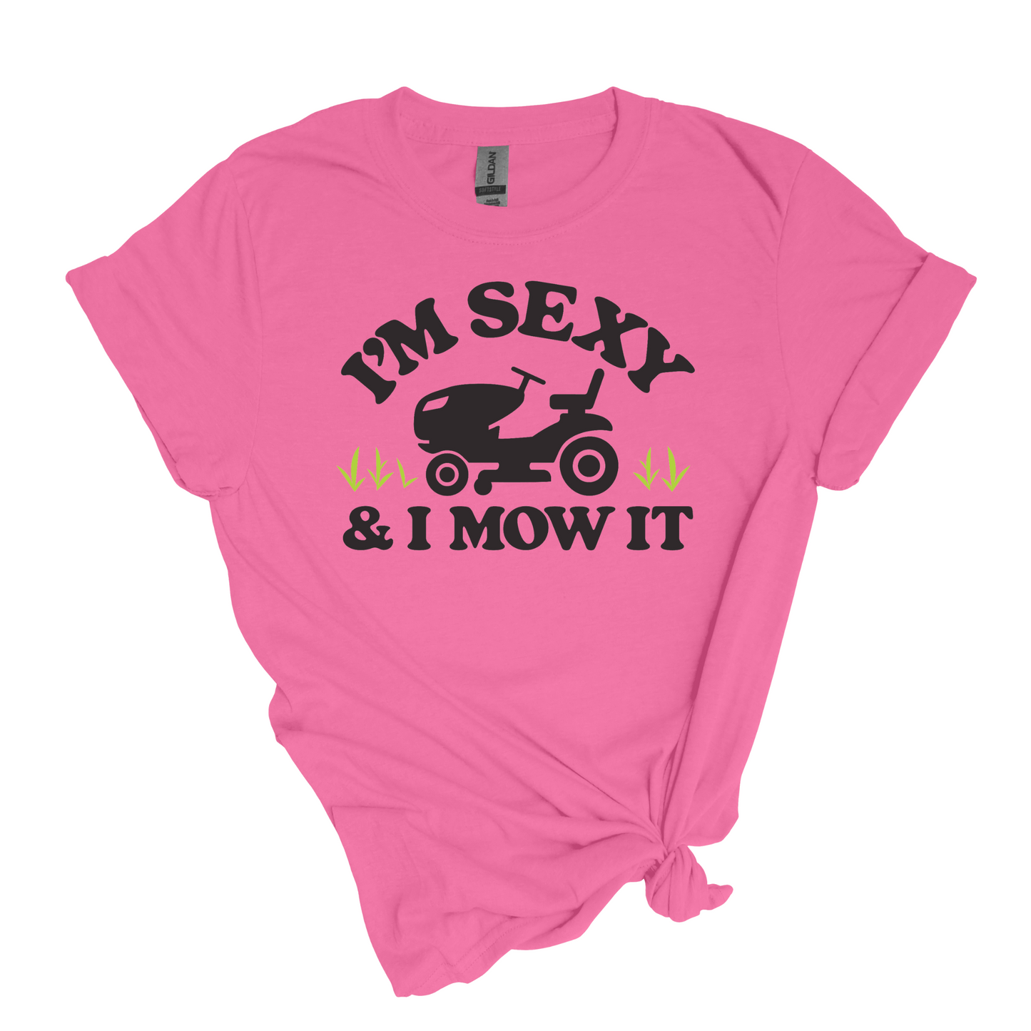 Soy sexy y lo corto - Camiseta suave unisex para adultos 