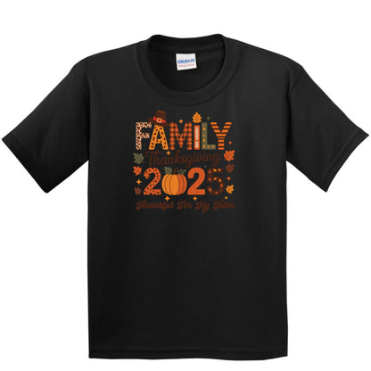 Family Thanksgiving Shirts - Thankful for my tribe - YOUTH & TODDLER SIZES