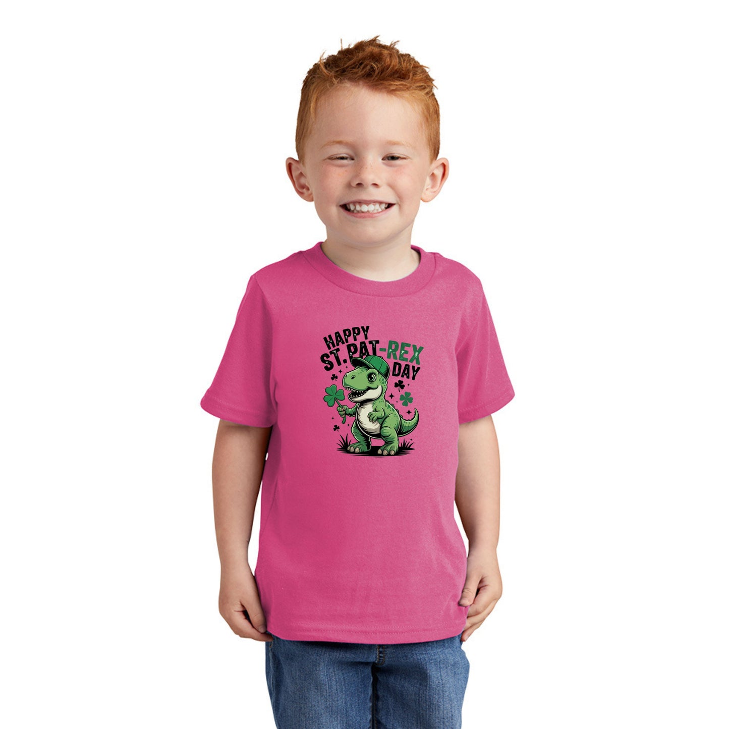 Happy St. Pat-Rex Day - Dinosaur Toddler T-shirt
