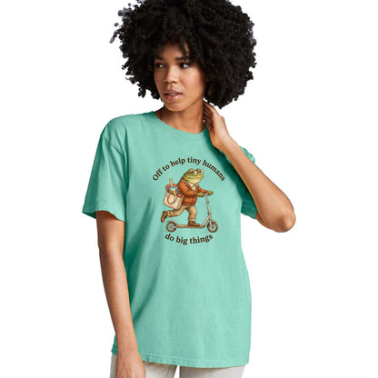 Off to Help Tiny Humans Do Big Things - Comfort Colors ® Heavyweight Ring Spun T-shirt