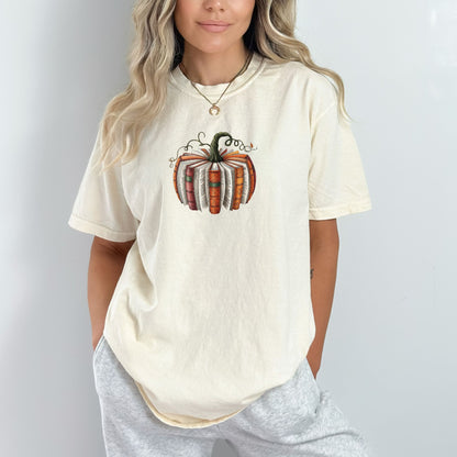 Book Lover Pumpkin - Comfort Colors ® Heavyweight Ring Spun Tee