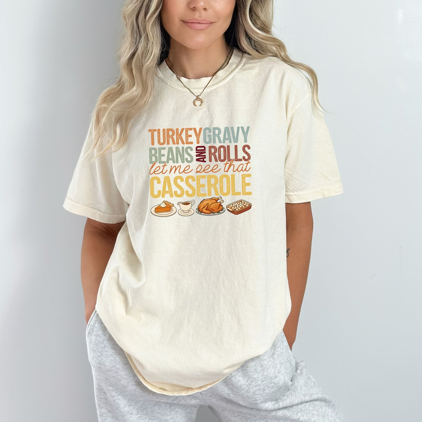 Turkey Gravy Beans and Rolls - Comfort Colors ® Heavyweight Ring Spun Tee