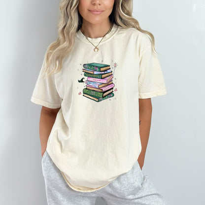 Wicked Songs on Book Bindings  - Comfort Colors ® Heavyweight Ring Spun Tee