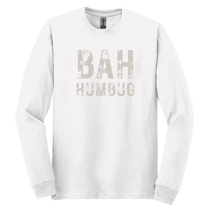 BAH HUMBUG Distressed Top - Available in short sleeve, long sleeve, crewneck or hoodie