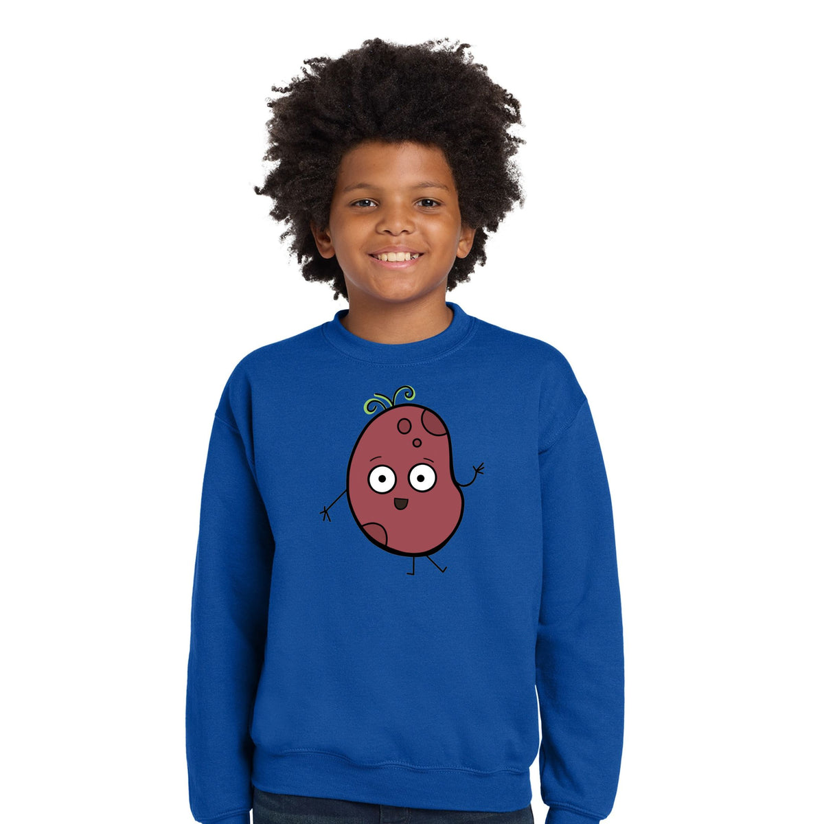 Food Group Drawing Youth Crewnecks - Choose your favorite character!