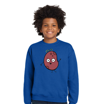 Food Group Drawing Youth Crewnecks - Choose your favorite character!