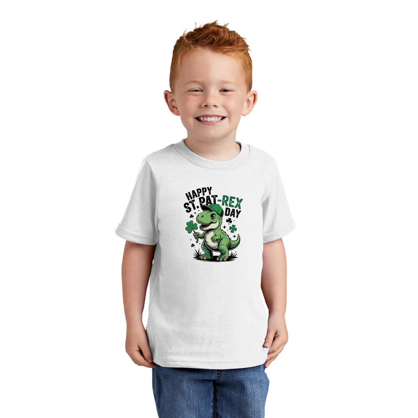 Happy St. Pat-Rex Day - Dinosaur Toddler T-shirt