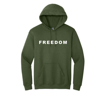 FREEDOM Heavy Cotton Hoodie - Customize with additional add-ons