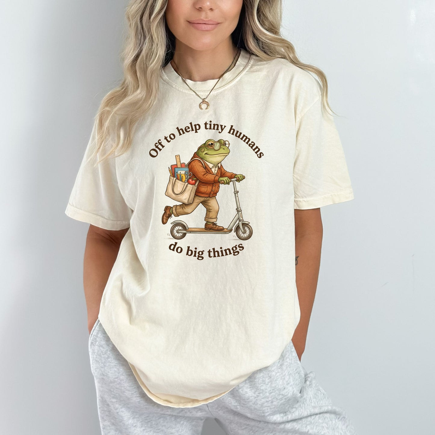 Off to Help Tiny Humans Do Big Things - Comfort Colors ® Heavyweight Ring Spun T-shirt