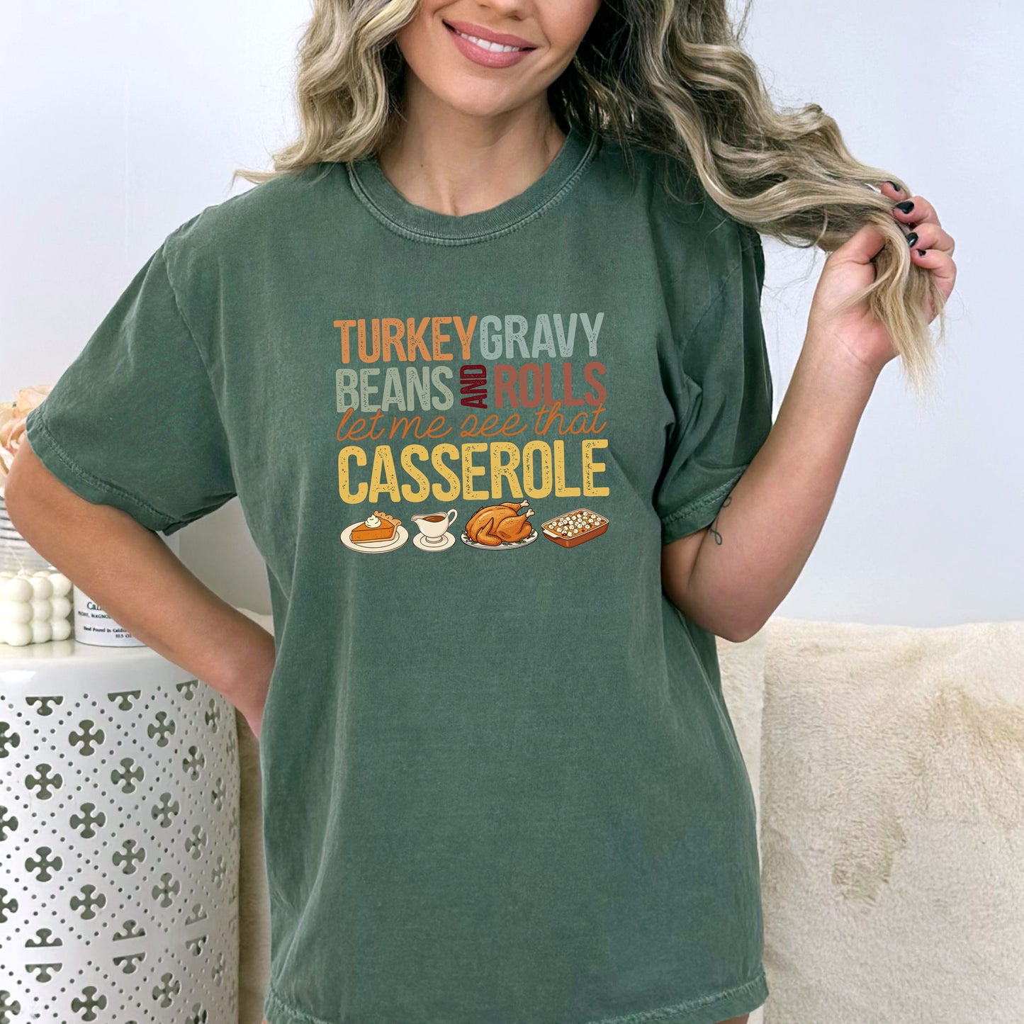 Turkey Gravy Beans and Rolls - Comfort Colors ® Heavyweight Ring Spun Tee