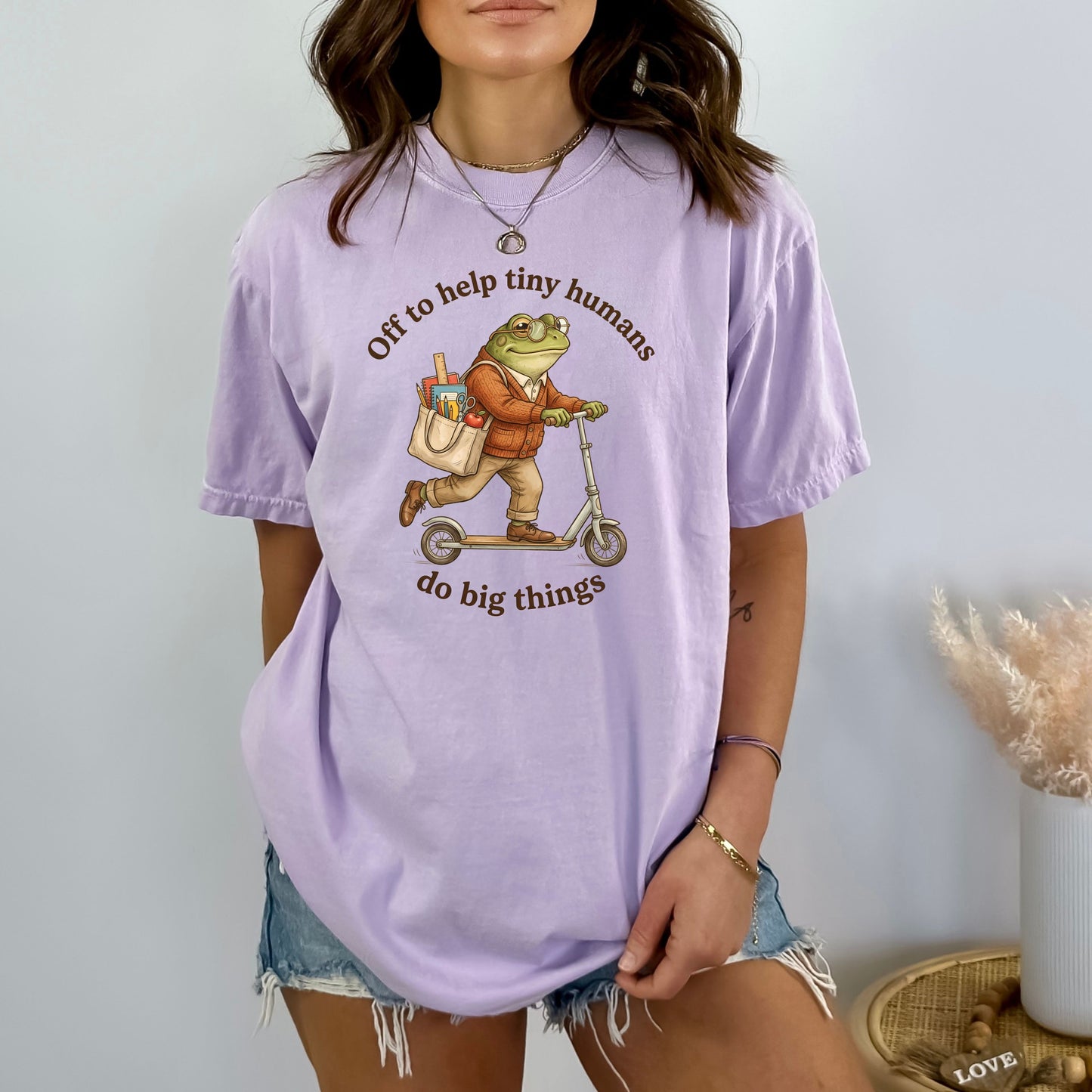Off to Help Tiny Humans Do Big Things - Comfort Colors ® Heavyweight Ring Spun T-shirt