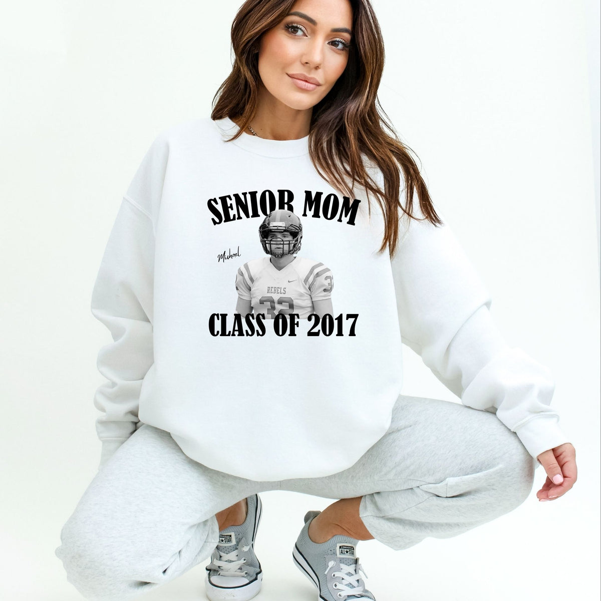 Senior Night Family Sweatshirts - Gildan Crewneck - Fully Customizable!