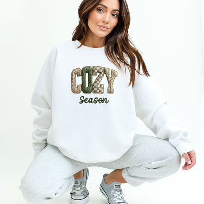 COZY SEASON CREWNECK SWEATSHIRT