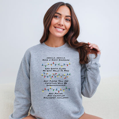 Monica Monica Have a Happy Hanukkah - Funny Friends inspired Tee or Sweatshirt