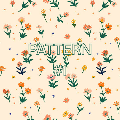 Tiny Flowers Heavy Blend Crewneck for Grandma - Choice of Name and Flowers